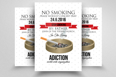 Smoking Flyer Template Ad