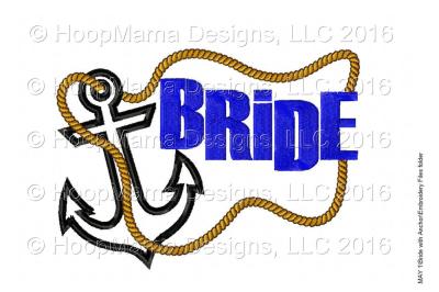 Bride with Anchor