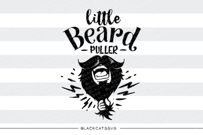 Little beard puller svg