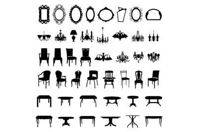 Set of Different Furniture