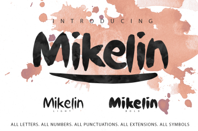 Mikelin Typeface