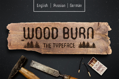 WoodBurn Font