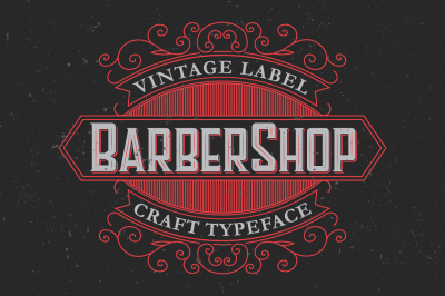 Barber Label Typeface