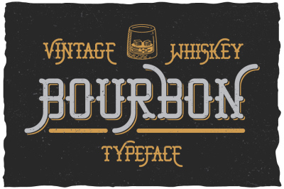 Bourbon Whiskey Typeface