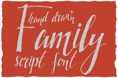 Family Hand Drawn Font