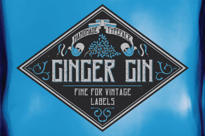 Ginger Gin Label Typeface