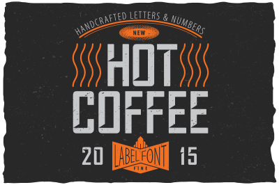 Hot Coffee Label Font