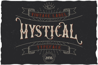 Mystic Label Typeface