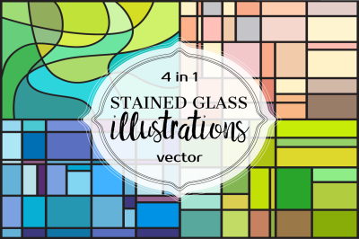 STAINED GLASS Illustrations