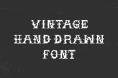 Vintage Hand Drawn Font