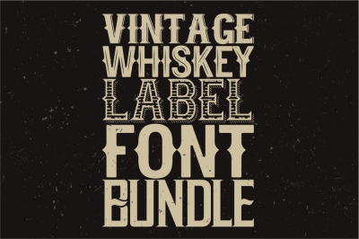 Whiskey fonts BUNDLE!