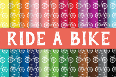 Ride A Bike Digital Papers