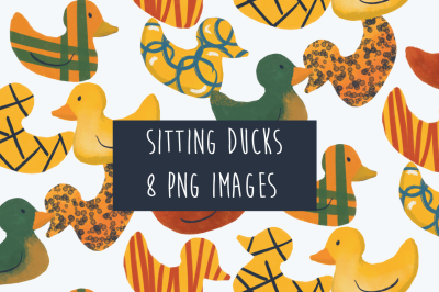Sitting Ducks Clip Art