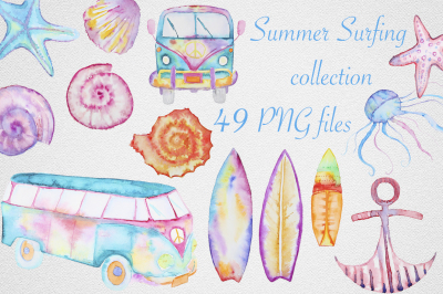 Summer surfing collection