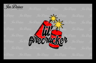 Lil' Firecracker SVG DXF PNG EPS 