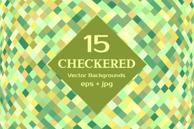 CHECKERED Vector Backgrounds