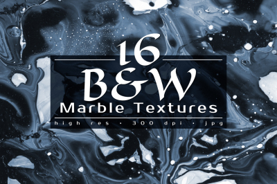 B&W Marble Textures