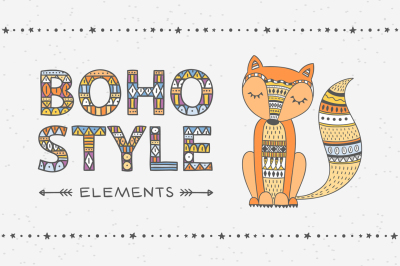 Boho style elements