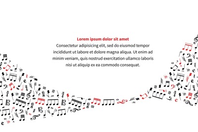 a4 size horizontal music background template