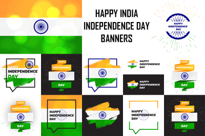10 Happy India Independence Day Banners