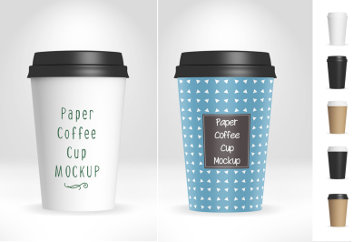 Paper Coffee Cup Mockup V1
