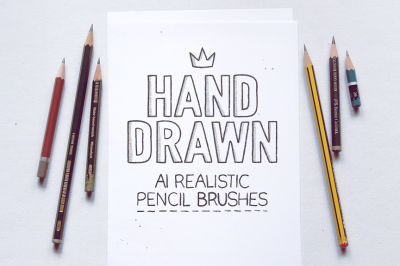 AI realistic pencil brushes