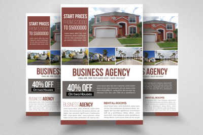 Real Estate PSD Flyer Templates