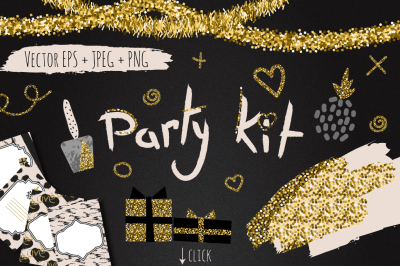 DIY Glam Party Kit- 100 elements!