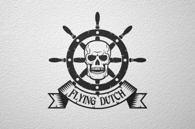 Skull Tattoo Flying Dutch