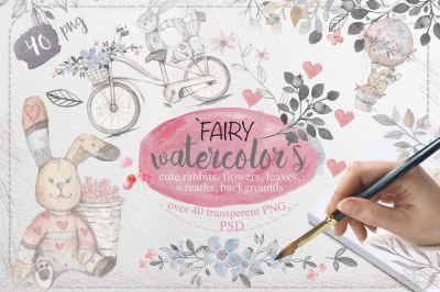Fairy watercolors 