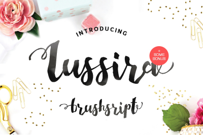 Lussira Brush Script & Extras