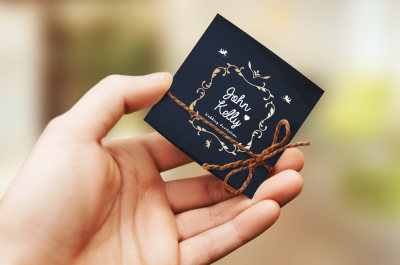 Mini Wedding Invitation Card