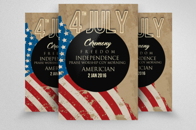 4 July Flyer Template