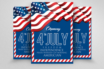 Day of Independence Flyer Template