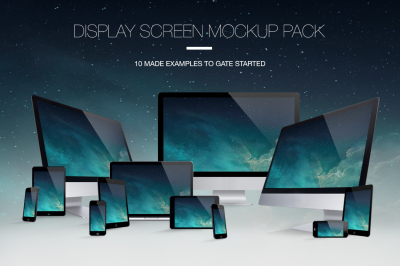 Display Screen Mockup Pack