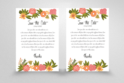 Wedding Invitation Flyer Template