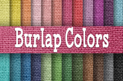 Burlap Colors Digital Paper Textures