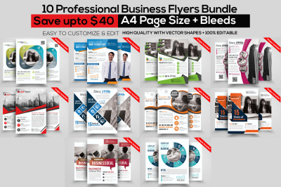 10 Business Corporate Flyer Bundle