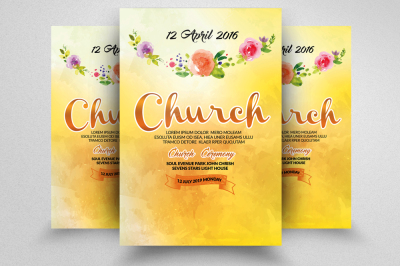 Jesus Church Prayer Flyer