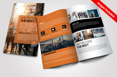 4 Pages Business Bi Fold Brochure