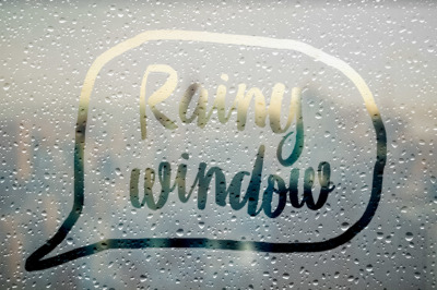 Rainy Window Effect Smart Layers