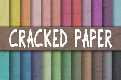 Cracked Paper Textures Digital Papers