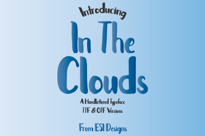 In The Clouds Font