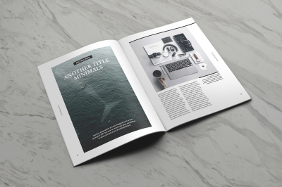 Moore Magazine Indesign Template