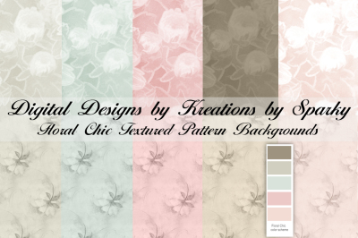 Floral Chic Texture Pattern Backgrounds