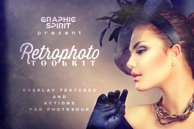 RETROPHOTO Toolkit Actions &amp; Overlays