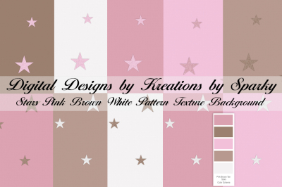 Stars Shades of Pink Texture Pattern Backgrounds