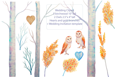 Wedding Birchwood Owls