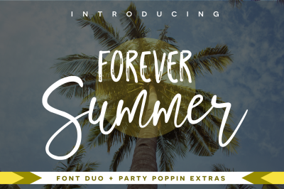 Forever Summer Font Duo