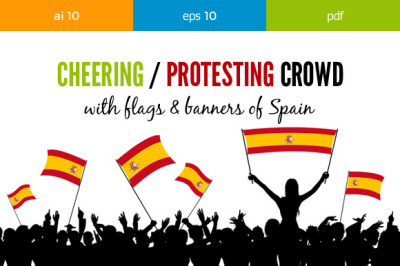 Cheering Crowd Spain